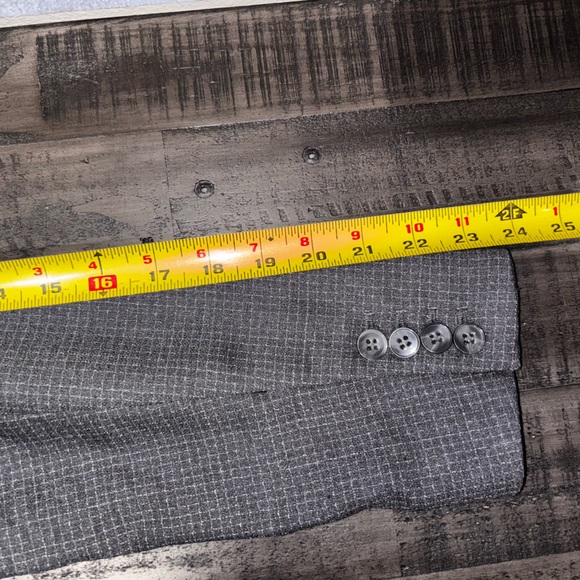 Boss Hugo Boss Jibena Women's Grey Wool Blazer/Pant Suit Size 12 Lined - Picture 14 of 16